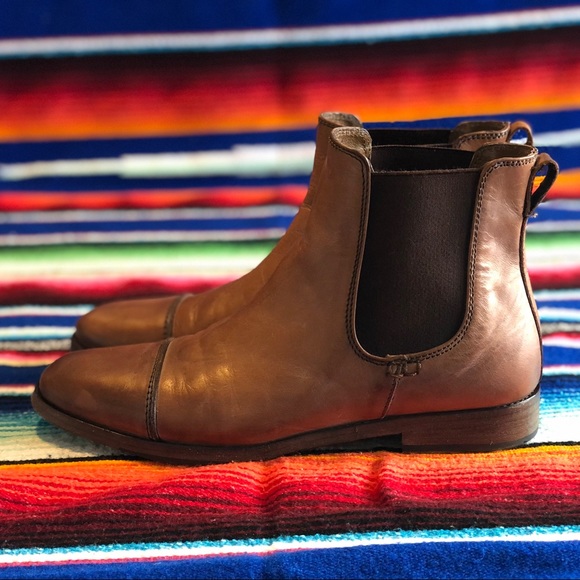 SOLD Sutro Footwear Sharon Hi Chelsea Boots - Size 10 - Honey - Picture 7 of 10